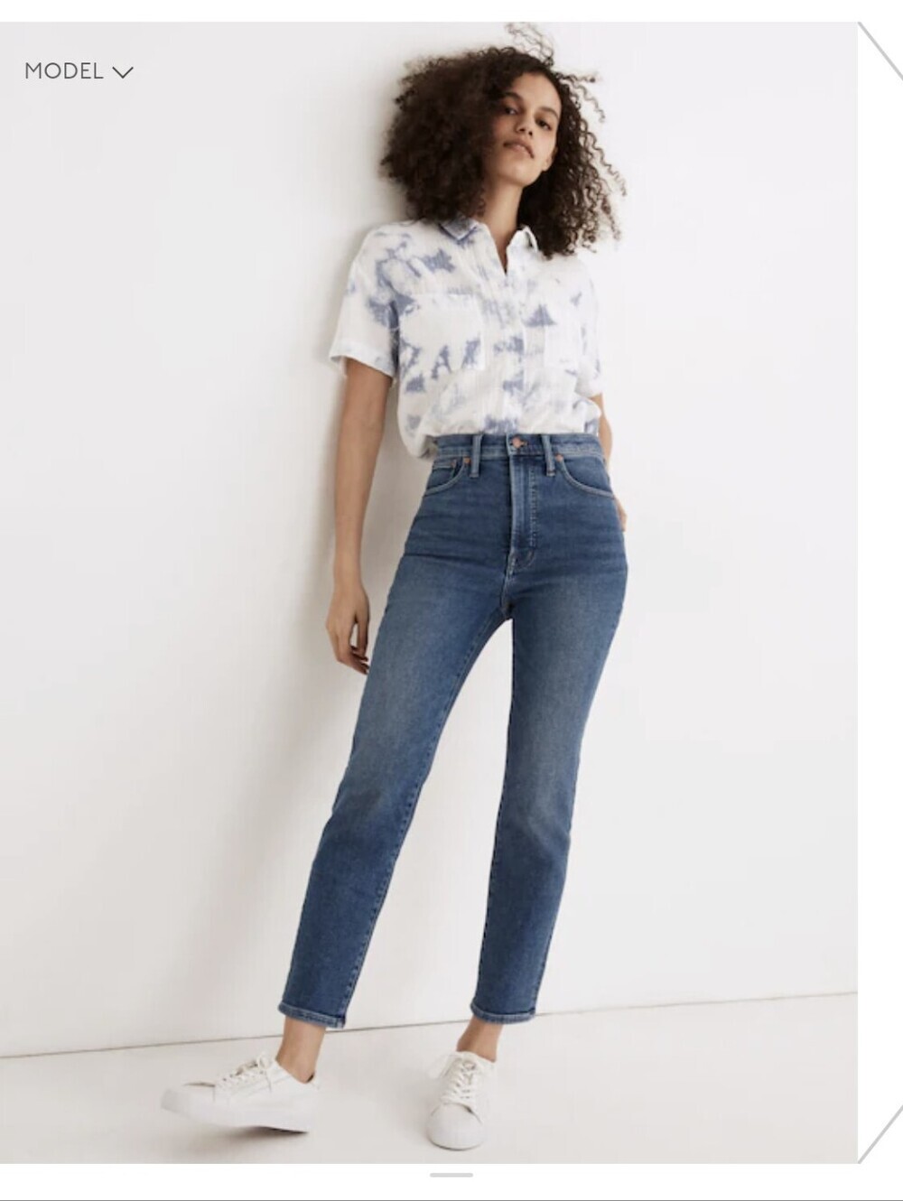 Madewell Perfect Vintage Jeans High Rise Maplewood Wash Women Size 26